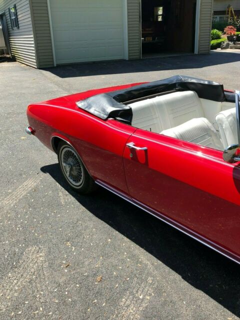 1965 Red Chevrolet Corvair Convertible