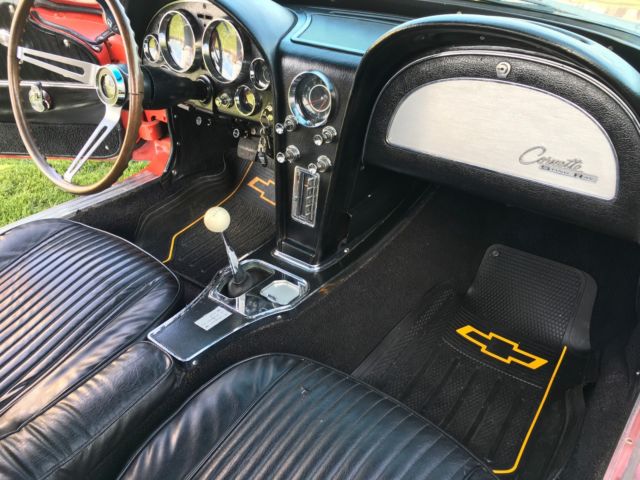 1965 Rally red Chevrolet Corvette Convertible