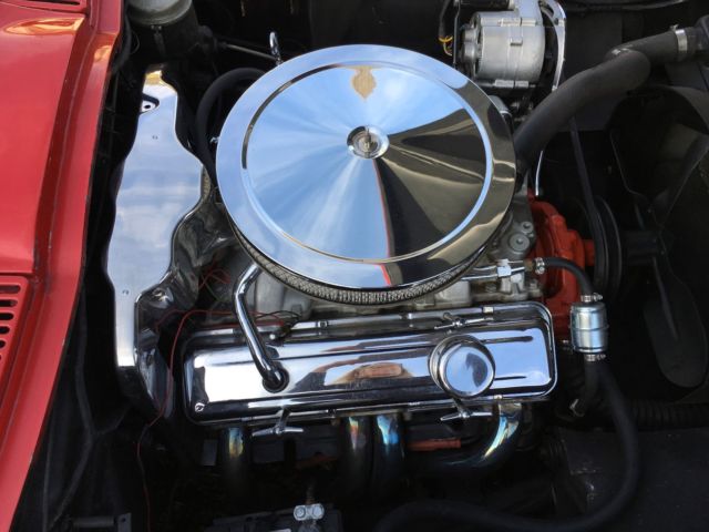 1965 Rally red Chevrolet Corvette Convertible