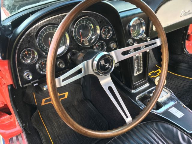1965 Rally red Chevrolet Corvette Convertible