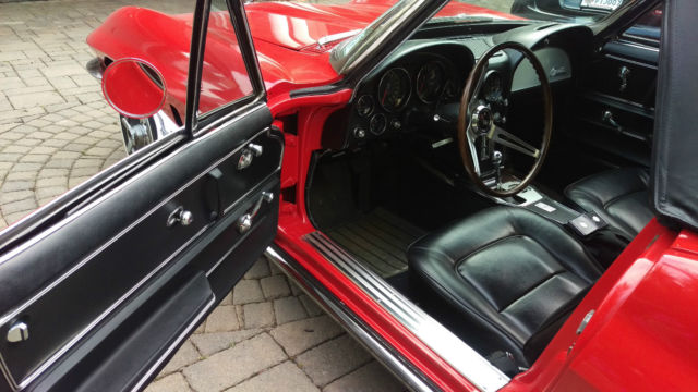 1965 Red Chevrolet Corvette Convertible