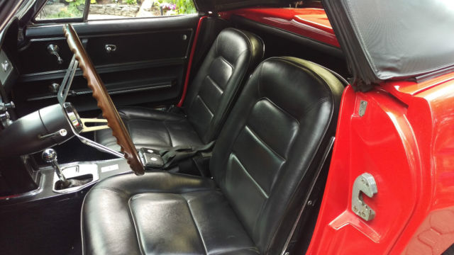 1965 Red Chevrolet Corvette Convertible