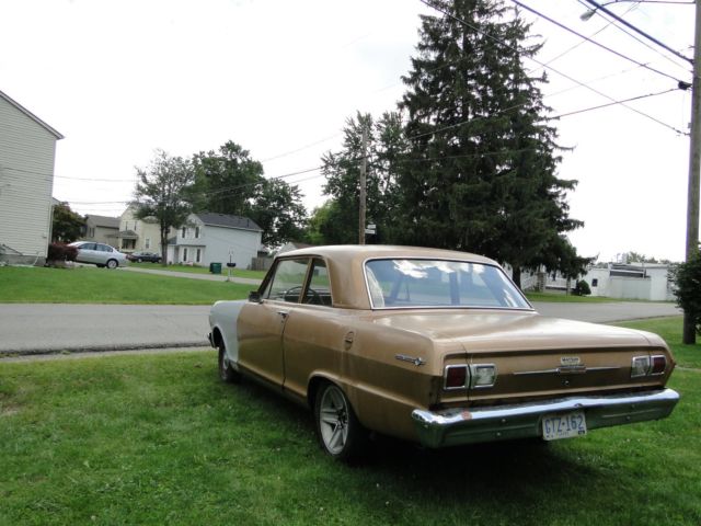 1965 Gold Chevrolet Nova Coupe