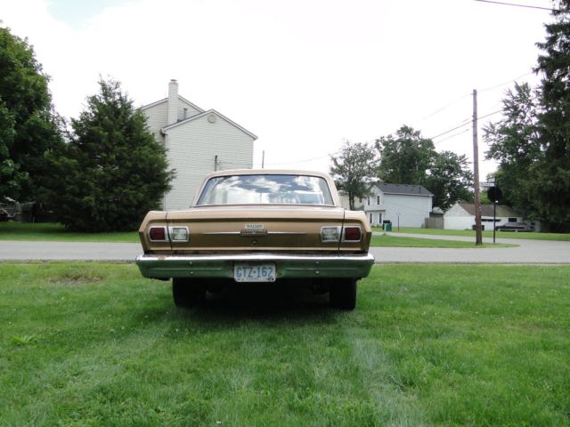 1965 Gold Chevrolet Nova Coupe