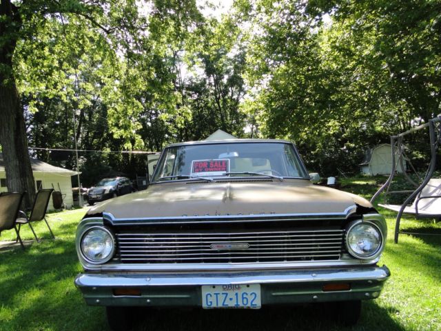 1965 Gold Chevrolet Nova Coupe