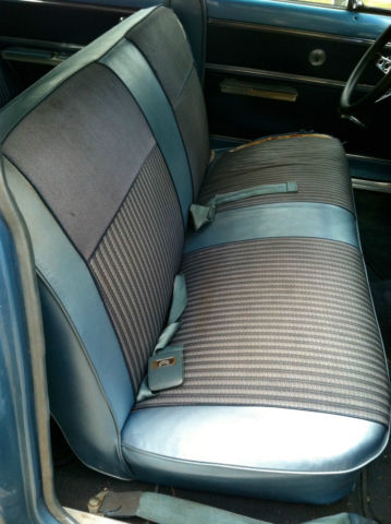 1965 Blue Chevrolet Nova Sedan