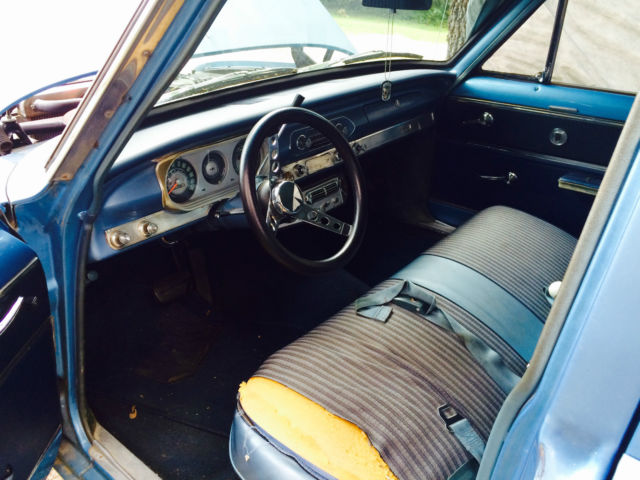1965 Blue Chevrolet Nova Sedan