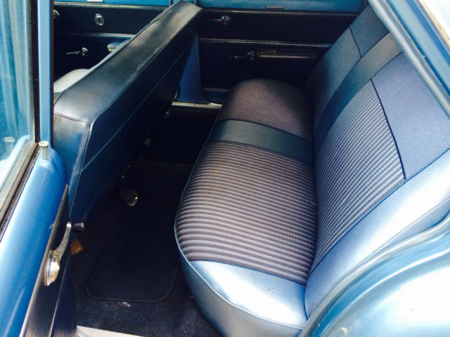 1965 Blue Chevrolet Nova Sedan