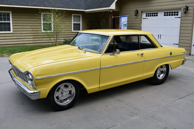 1965 Daytona Yellow Chevrolet Nova Hardtop 2-dr