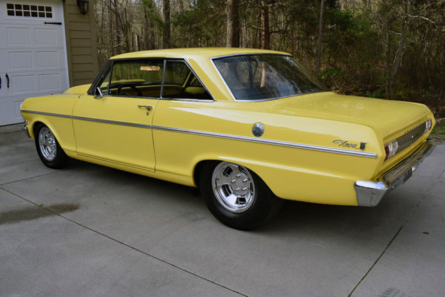 1965 Daytona Yellow Chevrolet Nova Hardtop 2-dr