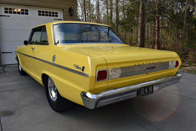 1965 Daytona Yellow Chevrolet Nova Hardtop 2-dr