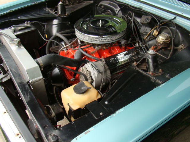 1965 Black and Turquoise Chevrolet Nova Coupe