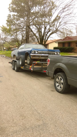1965 Blue Chevrolet Impala Fastback