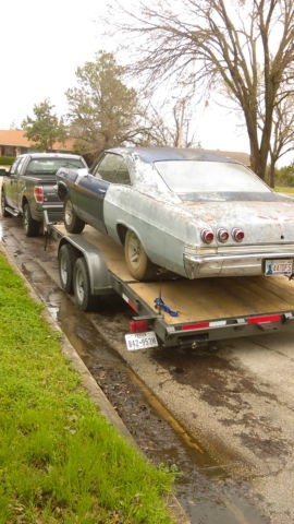 1965 Blue Chevrolet Impala Fastback