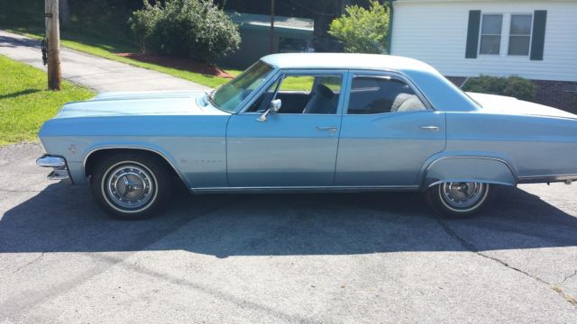 1965 Blue Chevrolet Impala Sedan
