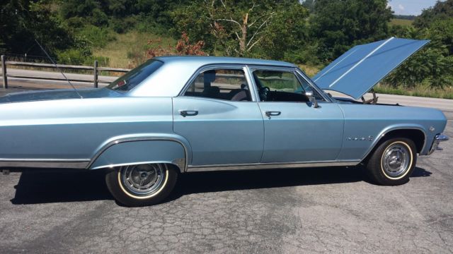 1965 Blue Chevrolet Impala Sedan