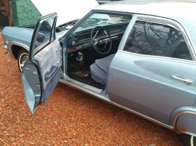 1965 Blue Chevrolet Impala Sedan