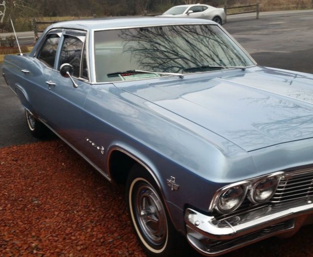 1965 Blue Chevrolet Impala Sedan