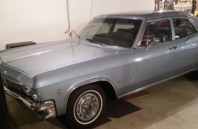 1965 Blue Chevrolet Impala Sedan