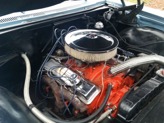 1965 Blue Chevrolet Impala Sedan