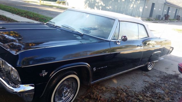 1965 Red Chevrolet Impala Convertible