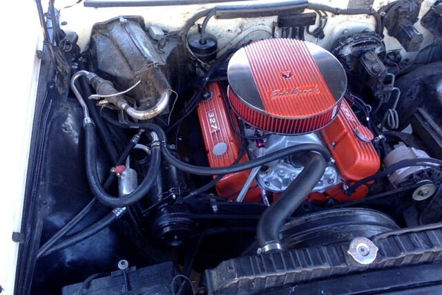 1965 White Chevrolet Impala Convertible
