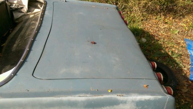 1965 Blue Chevrolet Impala Convertible