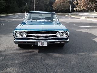 1965 Blue Chevrolet Malibu Coupe