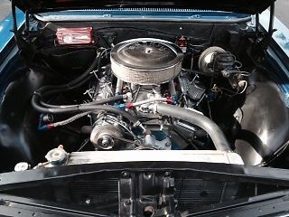 1965 Blue Chevrolet Malibu Coupe