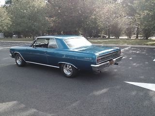 1965 Blue Chevrolet Malibu Coupe