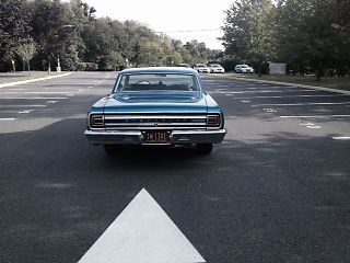 1965 Blue Chevrolet Malibu Coupe