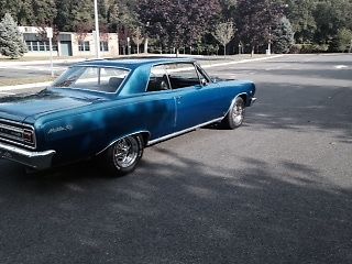 1965 Blue Chevrolet Malibu Coupe