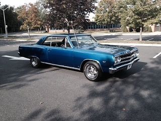 1965 Blue Chevrolet Malibu Coupe