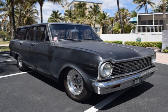 1965 Black Chevrolet Nova Wagon