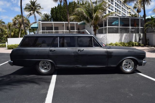 1965 Black Chevrolet Nova Wagon