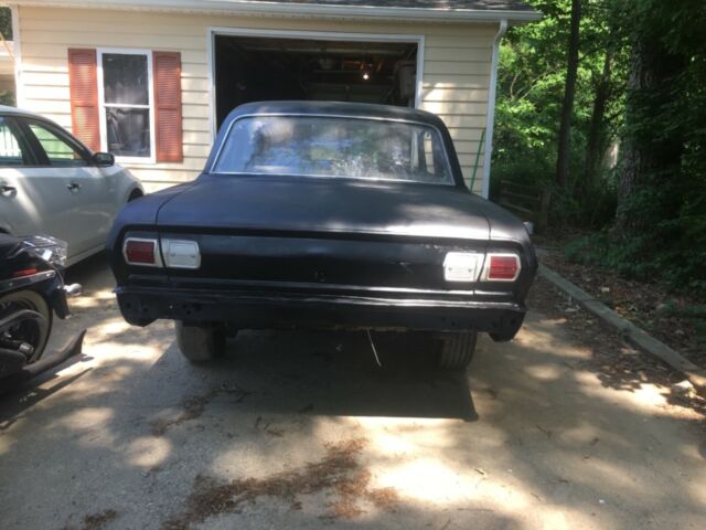 1965 Black Chevrolet Nova Coupe