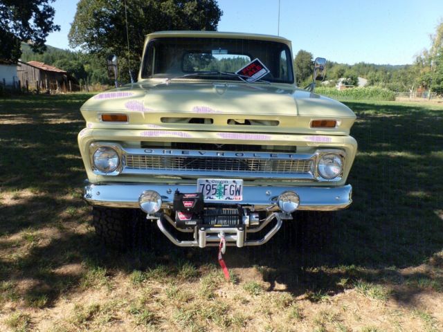 1965 Yellow Chevrolet C-10 Standard Cab Pickup