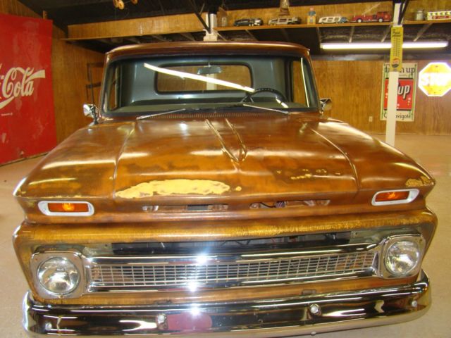 1965 Yellow Brown Chevrolet C-10 Step Side