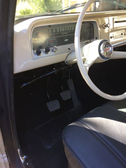 1965 black Chevrolet C-10
