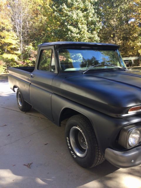 1965 black Chevrolet C-10