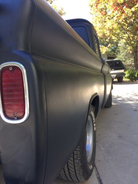 1965 black Chevrolet C-10