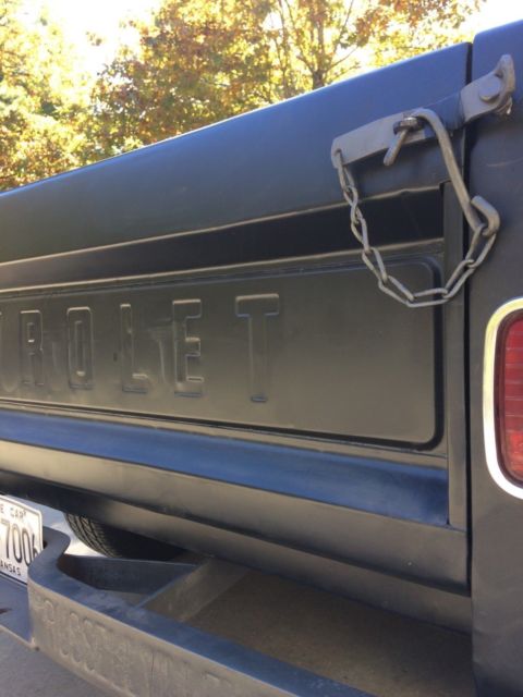 1965 black Chevrolet C-10