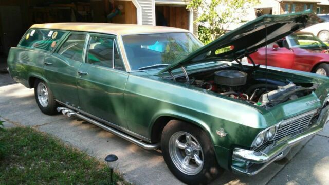 1965 Green Chevrolet Bel Air/150/210 Wagon