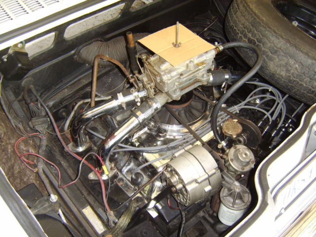 1965 White Chevrolet Corvair Convertible