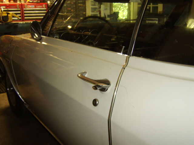 1965 White Chevrolet Corvair Convertible