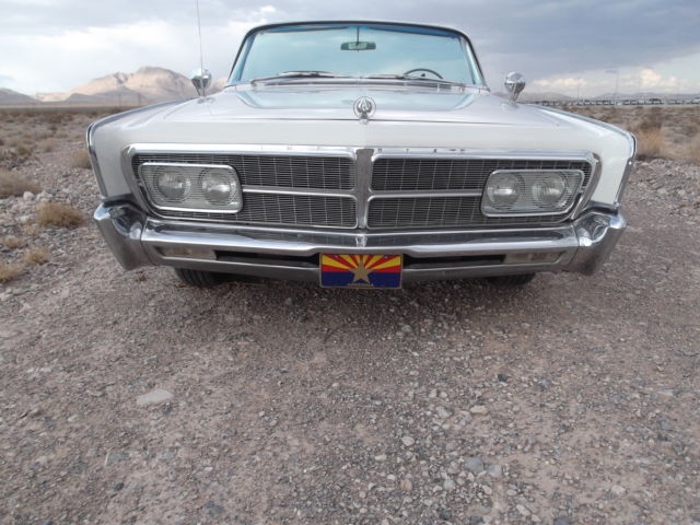 1965 White Chrysler Imperial Convertible