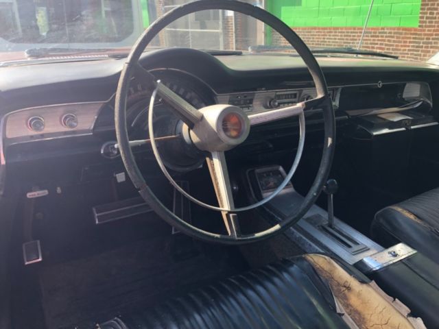 1965 Burgundy Chrysler 300 Series Convertible