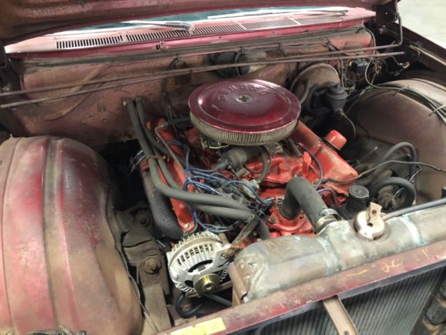 1965 Burgundy Chrysler 300 Series Convertible