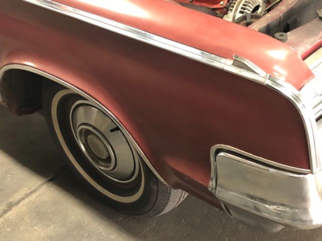 1965 Burgundy Chrysler 300 Series Convertible