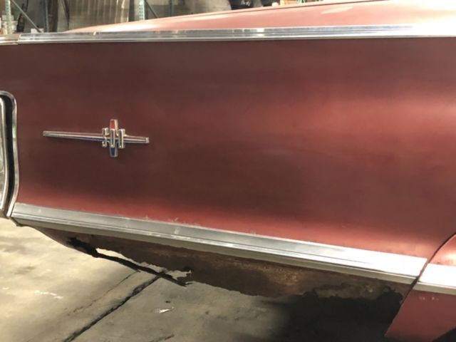 1965 Burgundy Chrysler 300 Series Convertible